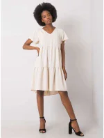 Šaty WN SK 842.01P svetlo béžová