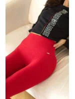 Dámske legíny Seamless Balance Ski Patrol červené - GoldBee