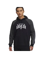 Under Armour Rival Fleece Colorblock Hoodie black 6003958 001 pánske