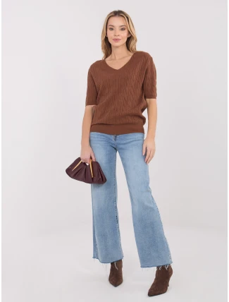 Jumper PM SW B 615.18 svetlohnedý