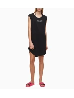 Plážové šaty KW0KW01008-BEH čierna - Calvin Klein