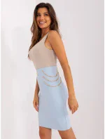 Dámska sukňa s reťazami RV SD 9028.06 Svetlo modrá - FPrise Dámska sukňa s reťazami RV SD 9028.06 Svetlo modrá - FPrise