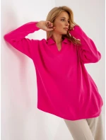 Dámsky sveter LC SW 2261 .00P fluo pink - FPrice Dámsky sveter LC SW 2261 .00P fluo pink - FPrice