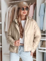 Dámska prechodná prešívaná bunda MARISSIA beige FashionStreet TY4851 Dámska prechodná prešívaná bunda MARISSIA beige FashionStreet TY4851