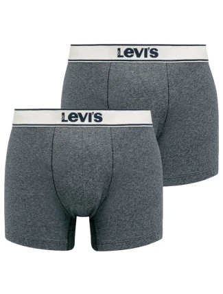 Pánske boxerky 2Pack 37149-0399 Grey - Levi's