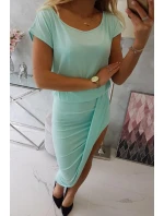 Mätové asymetrické šaty