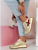 Dámske športové tenisky FLEXIMOT burgundy FashionStreet ZY0904