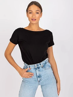 Základné tričko Feel Good black (4662-22)