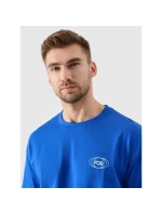 Pánske tričko oversize s potlačou 4F 4FRSS24TTSHM2535-36S