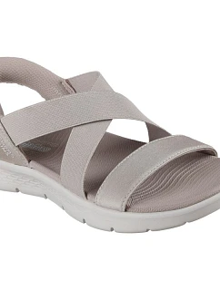 Dámske sandále Skechers GO WALK FLEX SANDAL GLIMMER UP 141489 TPE