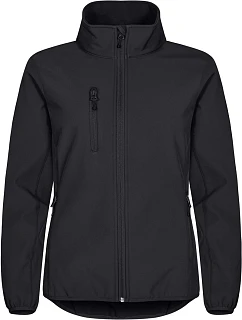 Clique Classic Softshell Jkt W Dámska 3-vrstvová softshellová bunda 67.0915 čierna