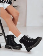 Dámske zateplené trapper čierne FashionStreet ZY1292