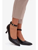 Lodičky s páskem černé Perrine