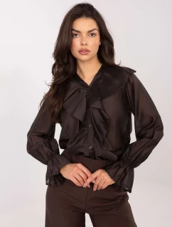 Košeľa IT KS 28883.80 tmavohnedá