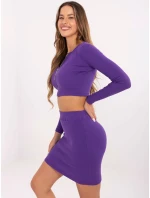 Súprava RV KMPL 7526.03 tmavo fialová