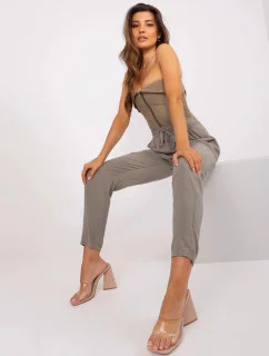 Dámske nohavice D73760M61869O Khaki - Sublevel