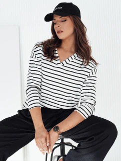 Dámska pruhovaná blúzka VARASE white FashionStreet RY2365
