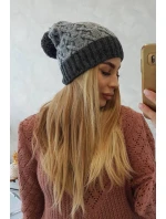 Fleecová čiapka Bibiana K264 graphite+grey Fleecová čiapka Bibiana K264 graphite+grey