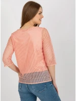 Blúzka LK BZ 506642.94 broskýň