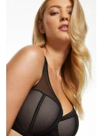 Dámska podprsenka Lara-B4 Black - Gorteks