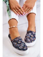 Dámské módní Slip-On s paměťovou pěnou Big Star - černé Dámské módní Slip-On s paměťovou pěnou Big Star - černé