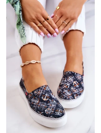 Dámské módní Slip-On s paměťovou pěnou Big Star - černé Dámské módní Slip-On s paměťovou pěnou Big Star - černé