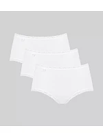 SLOGGI 24/7 COTTON LACE - Midi nohavičky (3 ks) pre každodenné pohodlie Sloggi