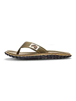 Pánske žabky Gumbies ISLANDER FLIP-FLOP PALM LEAF KHAKI Pánske žabky Gumbies ISLANDER FLIP-FLOP PALM LEAF KHAKI