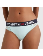 Dámske džínsové čipkované nohavičky UW0UW03539-C94 - Tommy Hilfiger