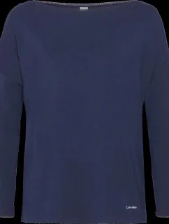 Dámske tričko na spanie QS6264E-2VZ tmavomodrá - Calvin Klein