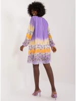 DHJ SK N8524 Šaty.14x fialová DHJ SK N8524 Šaty.14x fialová