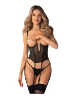 Dámsky sexy korzet Euphori black - Obsessive