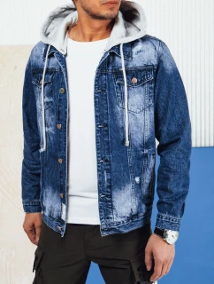 FashionStreet pánska tmavomodrá džínsová bunda TX4690