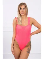 Body bez ramienok ružové neónové Body bez ramienok ružové neónové