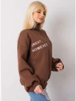 Mikina EM BL 649.23X tmavo hnedá