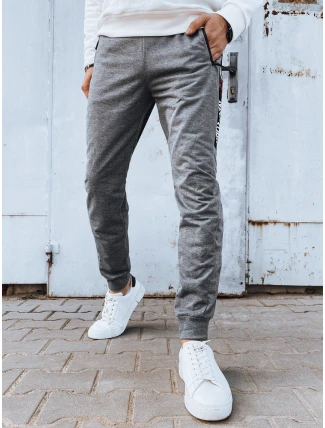 FashionStreet pánske svetlosivé tepláky UX4272 FashionStreet pánske svetlosivé tepláky UX4272