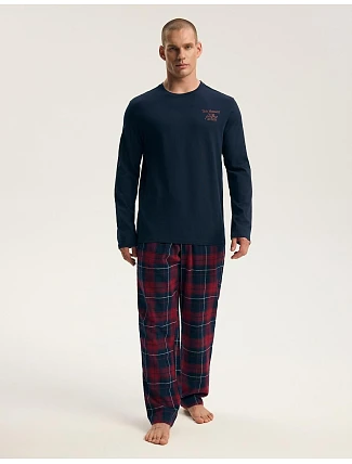 Pyžamo Henderson Premium 45455 Indigo, s dlhými rukávmi, veľkosti M–3XL Pyžamo Henderson Premium 45455 Indigo, s dlhými rukávmi, veľkosti M–3XL