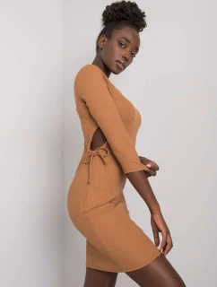 Šaty LK SK 508687.17P svetlo hnedá