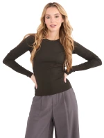 Blúzka WT BZ A1088.12 tmavohnedá