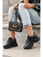 Robustné dámske športové tenisky Black Toderus