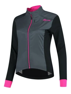 Rogelli dámska bunda CONTENTA šedo-ružová XS
