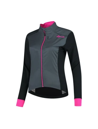 Rogelli dámska bunda CONTENTA šedo-ružová XS