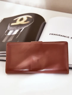 Portfel Damski Z Eko Skóry Brązowy Kalinessa