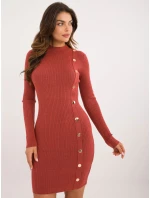 Šaty AT SK 2345 2.32 tmavo oranžová