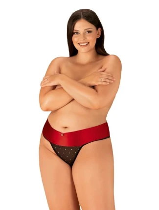 Jedinečné tangá Tienesy thong 2XL/3XL - Obsessive