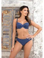 Dámska plavková podprsenka KKP020 Niue, bielo/modrá bodka - Gaia Dámska plavková podprsenka KKP020 Niue, bielo/modrá bodka - Gaia