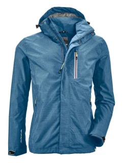 Pánska nepremokavá modrá bunda Killtec Carleb trekking (34723/872/M) pánska