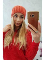 Milano fleecová čiapka K203 červená