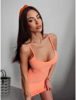 Dámske šaty 278131 lososové - Ola Voga