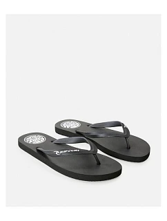 Plážové šľapky RIP CURL Icons Of Surf Bloom Open Toe, čierne